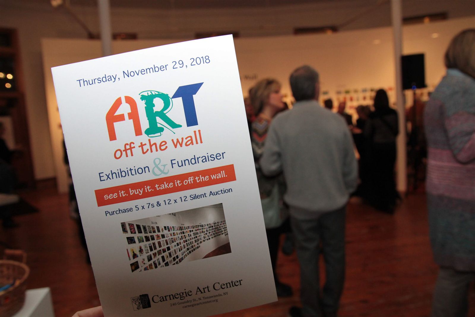 Smiles at Art Off the Wall in Carnegie Art Center